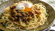 かきジャンのパスタ